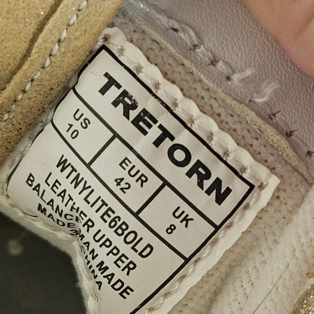 Tretorn Womens Wtny Lite 6 Bold‎ Leather Platform Sneakers Shoes Size 10
